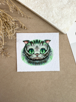 Шаблон Чеширского кота (зеленый)