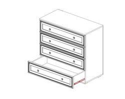Комод классический Ричард РК-20, Орех донской