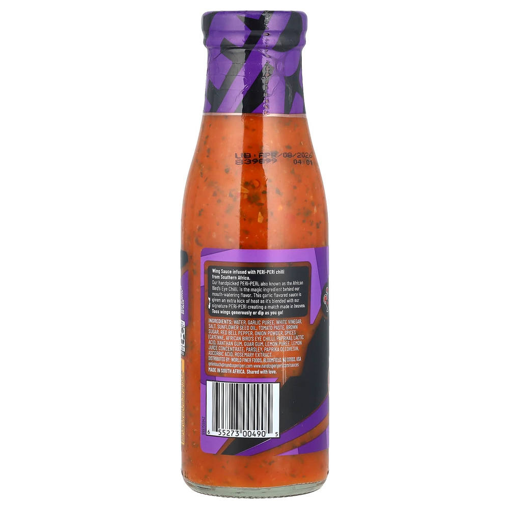 NANDO'S, Соус Peri-Wing, чеснок, 340 г (12 унций)