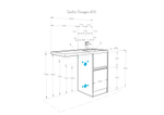 Тумба под раковину AQUATON Лондри 40