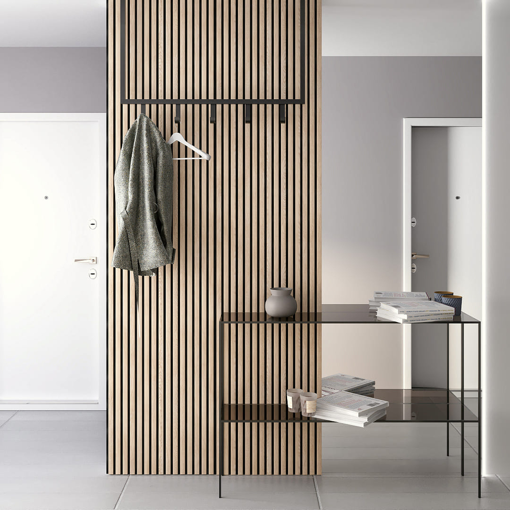 Панель Стеновая Акустическая Comfort (Комфорт), Базис, Дуб Снежный, 2780х600х9 мм