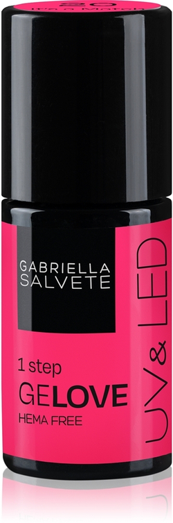 Gabriella Salvete GeLove - Гибридный лак для ногтей 3-в-1 с ультрафиолетовой / светодиодной лампой, 8 ml
