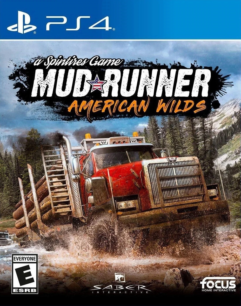 Spintires: MudRunner American Wilds (диск для PS4, полностью на русском языке)