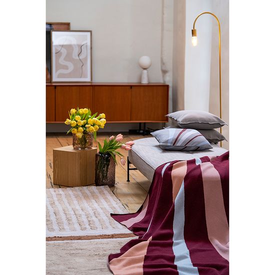 Чехол на подушку из хлопка с принтом tulip field из коллекции terra, 45х45 см