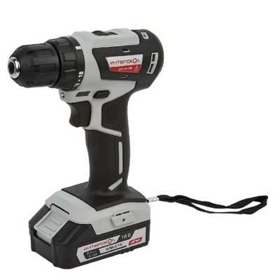 ИНТЕРСКОЛ ДА-10/18В МиниМАКС бесщеточная аккумуляторная дрель-шуруповерт Li-ion АПИ [709.1.2.70] { кейс, 2 аккум. 1,5Ач, ЗУ }