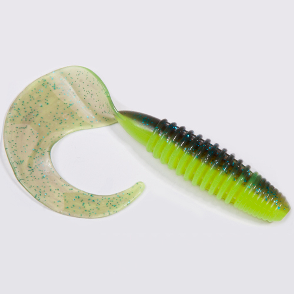 Твистеры съедобные Lucky John Pro Series CRUSHER GRUB 3.9" (99мм/5шт)