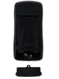 Цифровой мультиметр с звуковой прозвонкой цепи, тестер электрический напряжения постоянного и переменного тока до 600 В, ударопрочный вольтметр для авто