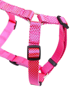 Шлейка для собак регулируемая для средних пород розовый, голубой, ярко-розовый, розовый неон Шлейка для собак регулируемая для средних пород