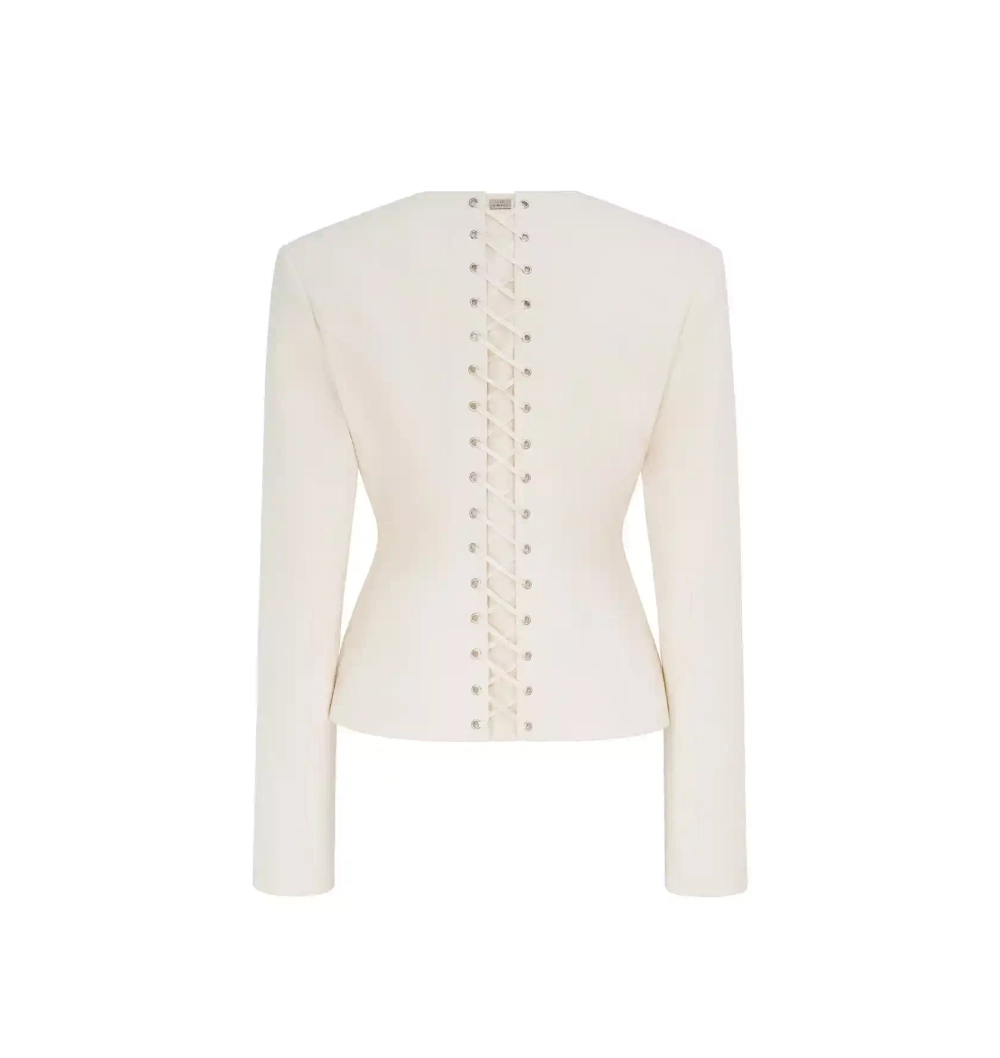 Пиджак белый джинсовый