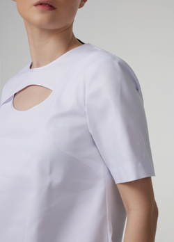 Туника с фигурным вырезом