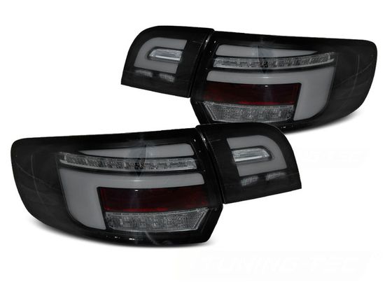 Фонари задние LED BAR BLACK SEQ для AUDI A3 8P 5D 03-08