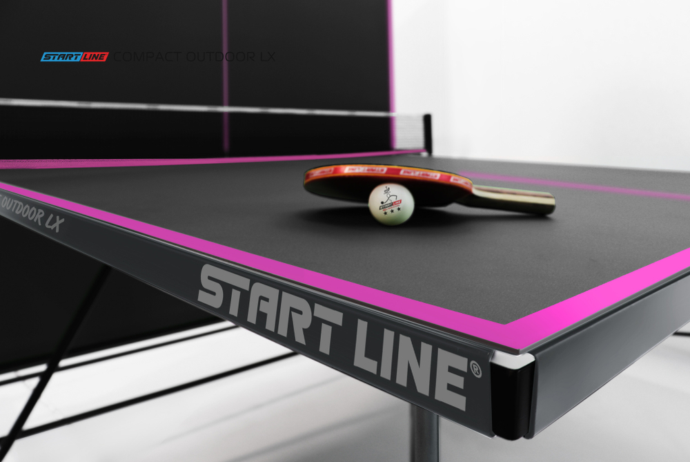 Стол теннисный Compact-2 LX Всепогодный Black