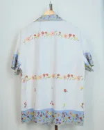 Рубашка Soeurs с Голубой Окантовкой белая