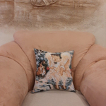 Декоративная гобеленовая наволочка для интерьерной подушки Рождественский подарок 38*38