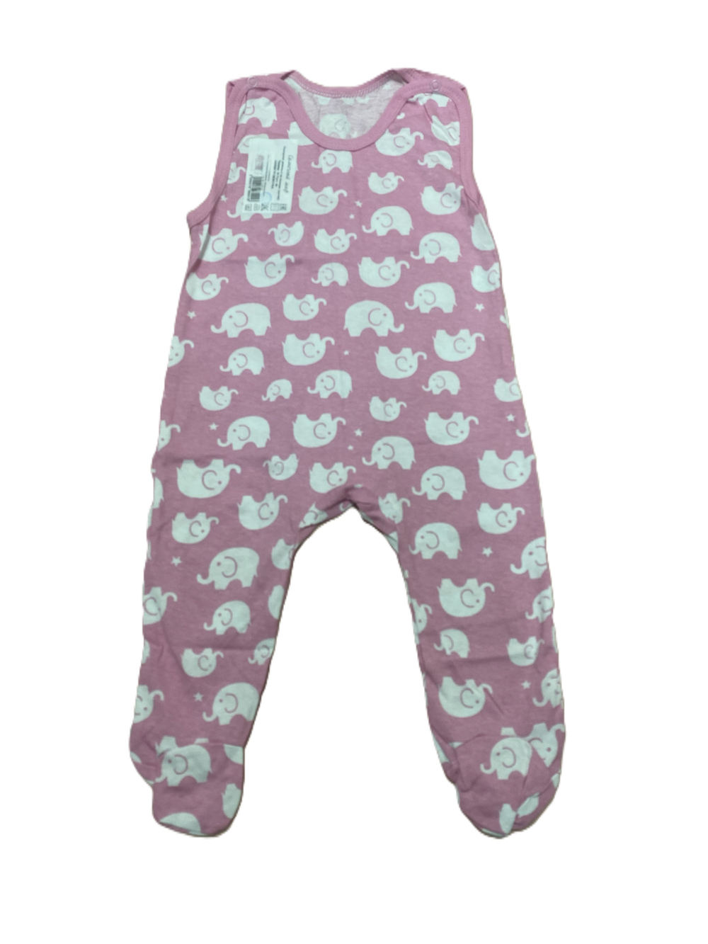 Ползунки длинные на кнопках из кулирки (100% хлопок) на рост 80 см