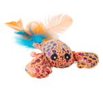 Игрушка Mr.Kranch для кошек Лобстер плюшевая с кошачьей мятой и перышками 9 см голубая