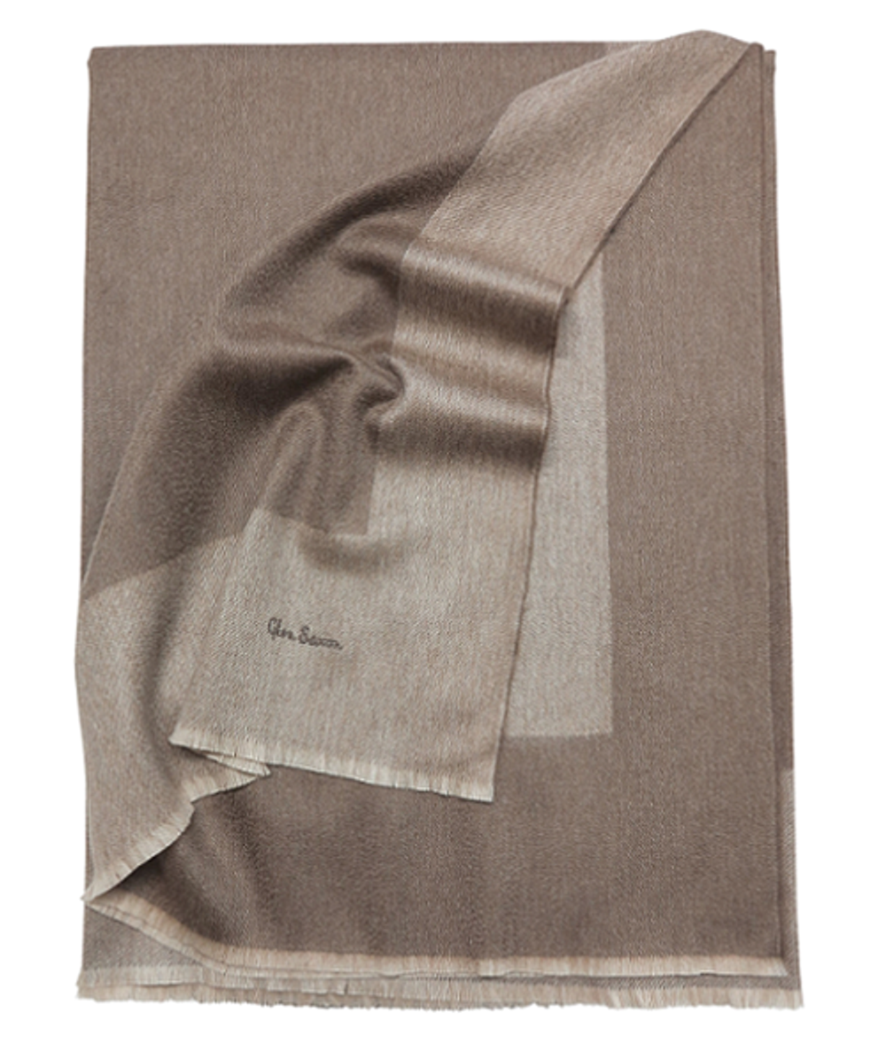 Плед 150х200 Glen Saxon Border B22 Sand Stone Mink