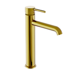 Смеситель для раковины высокий, золото Damixa Scandinavian Pure 360250600