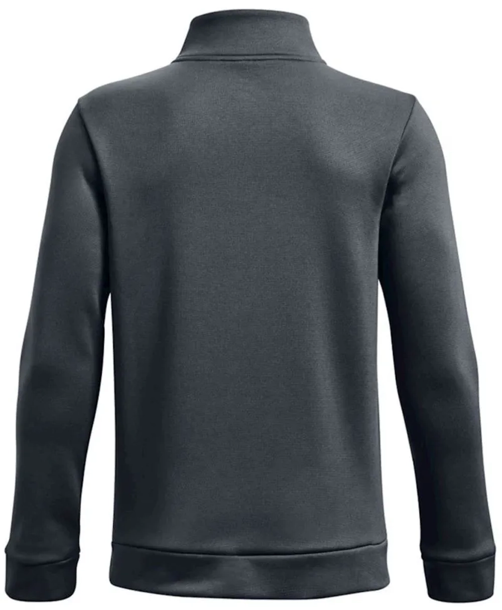 Детская теннисная толстовка Under Armour Boys' Armour Fleece 1/4 Zip - gray/black