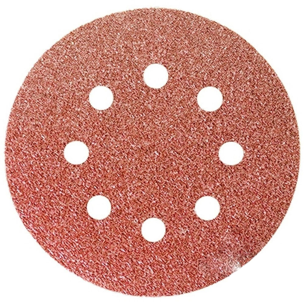 Р60 Круги шлифовальные с отверстиями (липучка) алюминий-оксидные 125мм 5 шт