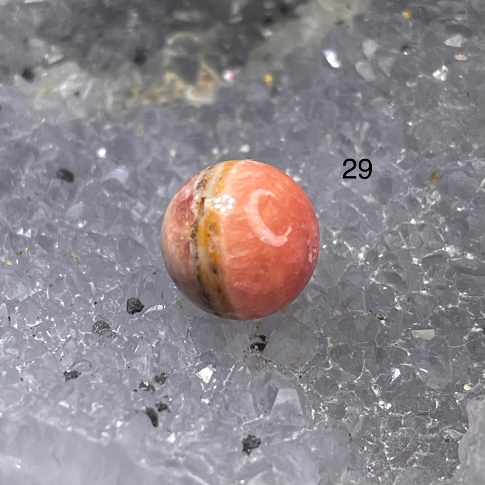 53128 Родохрозит Бусина 9-9,3мм Аргентина-31