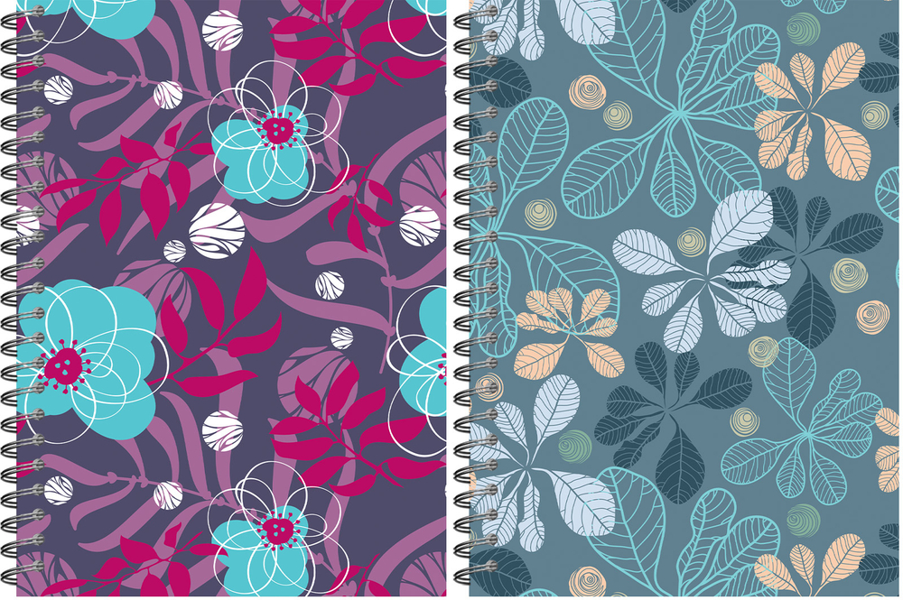 Тетрадь А5 твердая обложка, ламинация, 96л. ПРИНТЫ