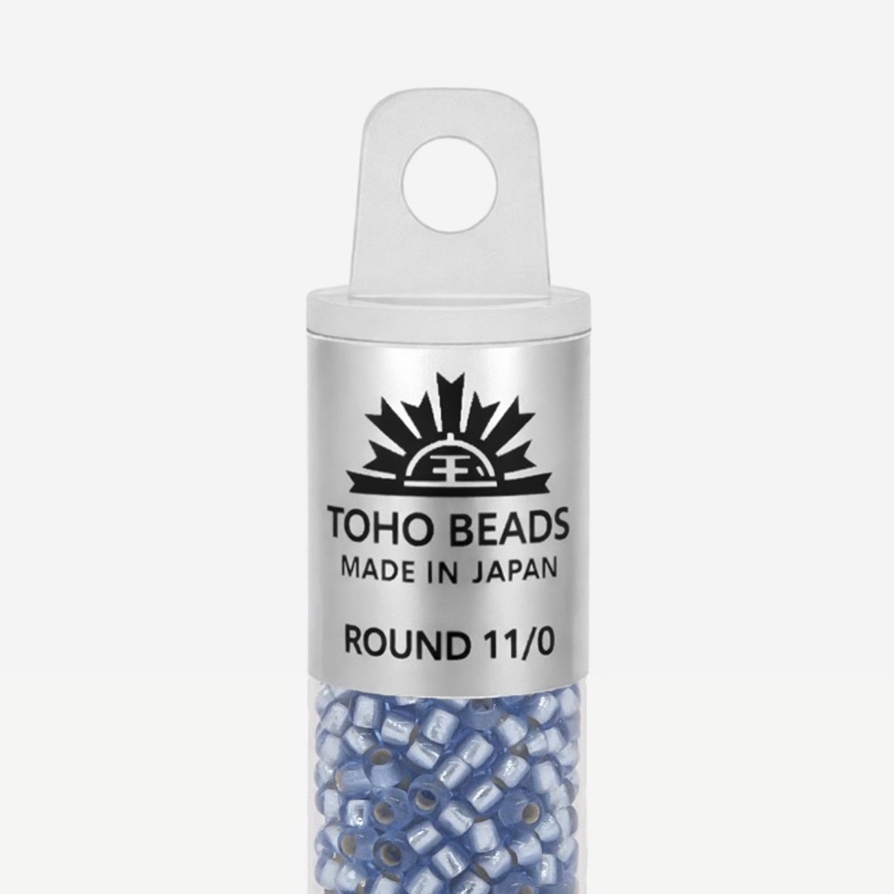 Японский бисер TOHO Round 11/0 (№33F), с внутренним серебрением, прозрачный матовый