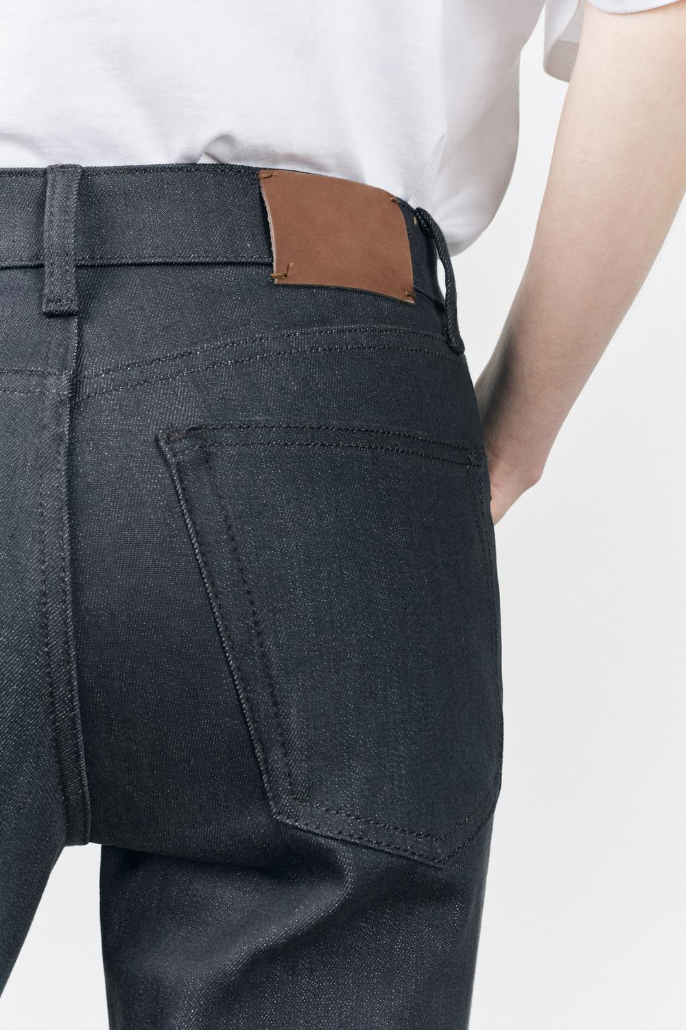 Джинсы bootcut cropped с высокой посадкой — zw collection