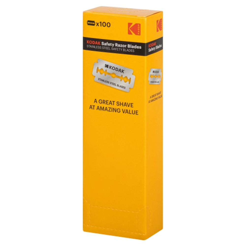 Сменные кассеты для бритья Kodak Double edge blade двухсторонние классические лезвия для Т-образных станков