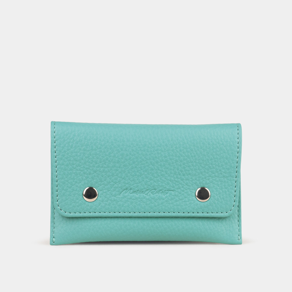 Кофр для украшений Medium из кожи теленка, цвета тиффани