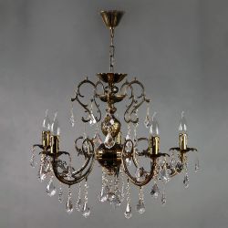 8888/5 PB Leaf crystal Люстра