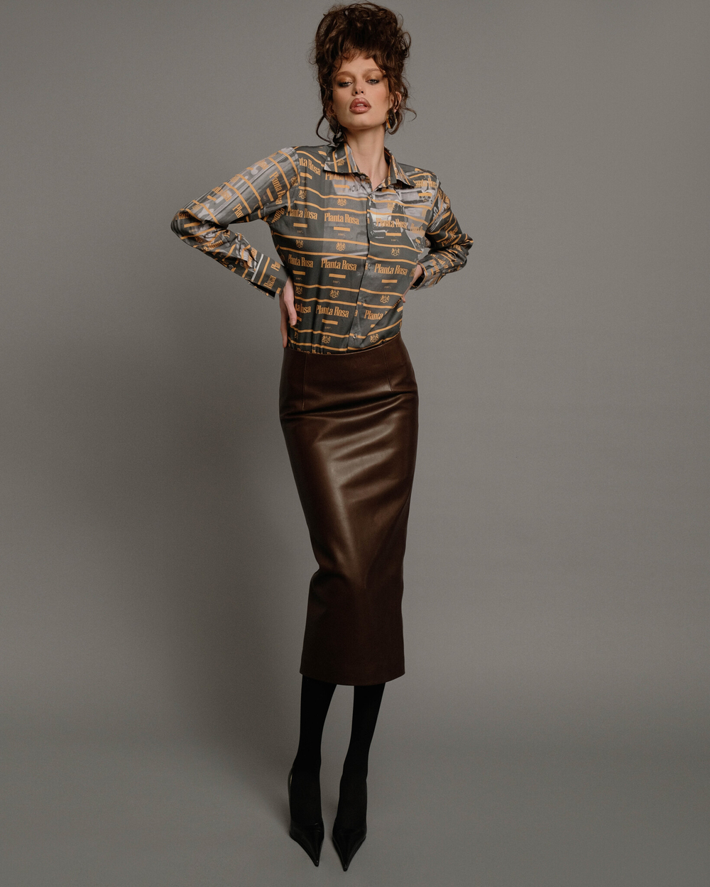 LEATHER SKIRT