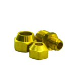 Штуцер (соединитель) для медных труб кондиционера 5/8*3/8 с гайками в комплекте