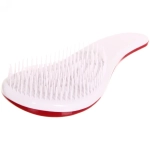 Расческа массажная «Компактная-капля», цвет красный, в коробке, 15см