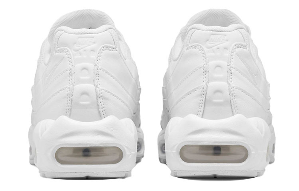 Кроссовки Nike Air Max 95 Triple White (Женская размерная сетка)