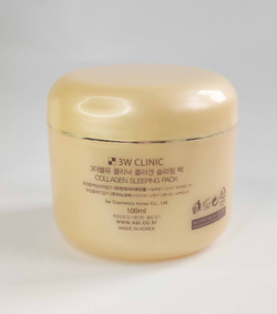 Ночная маска для лица с коллагеном 3W CLINIC COLLAGEN SLEEPING PACK, 100 мл