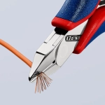 Кусачки боковые для электроники 115 мм Knipex 77 32 115
