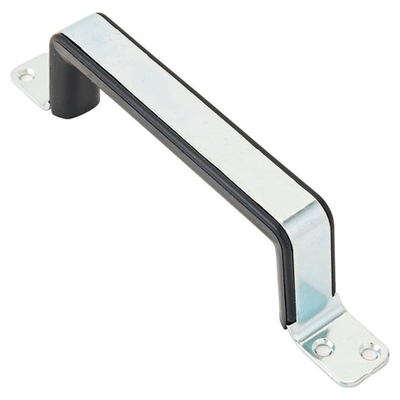 Ручка скобка РС 100-4 Кунгур цинк  с пластик.встав. б/ш