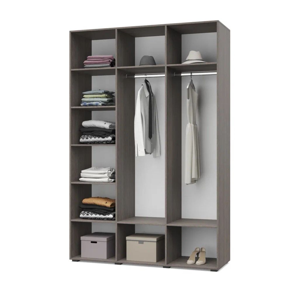 Шкаф трехстворчатый Стоун С31 (2 штанги) ЛДСП, МОДЕРИУМ, г. Ижевск