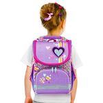 Ранец TIGER FAMILY, для начальной школы, Nature Quest, девочка, "Pink Amour", 35х31х19 см, 227865, TGNQ-041A