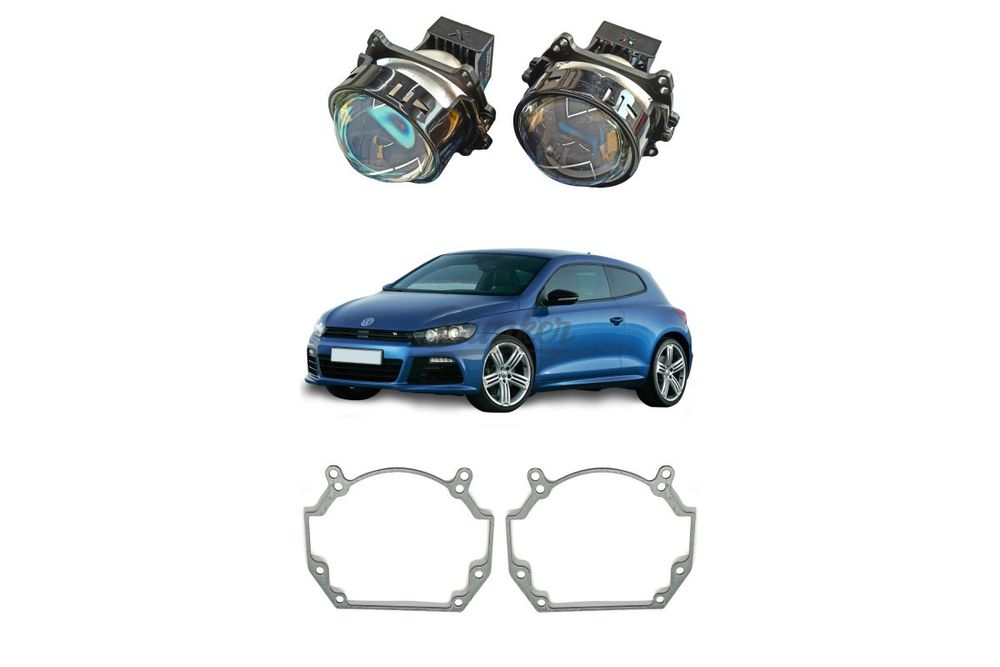 Комплект для замены штатных линз Volkswagen Scirocco III дорестайлинг 2008-2014