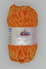 Пряжа "Velvet" 90016 Оранжевый