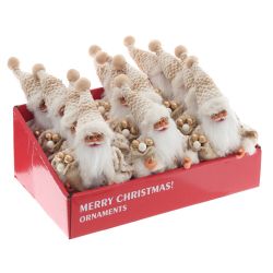 GAEM Дед Мороз подвесной, L11 W5 H17 см (полка 14 см.)