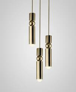 Подвесной дизайнерский светильник  Fulcrum by Lee Broom (серебряный)