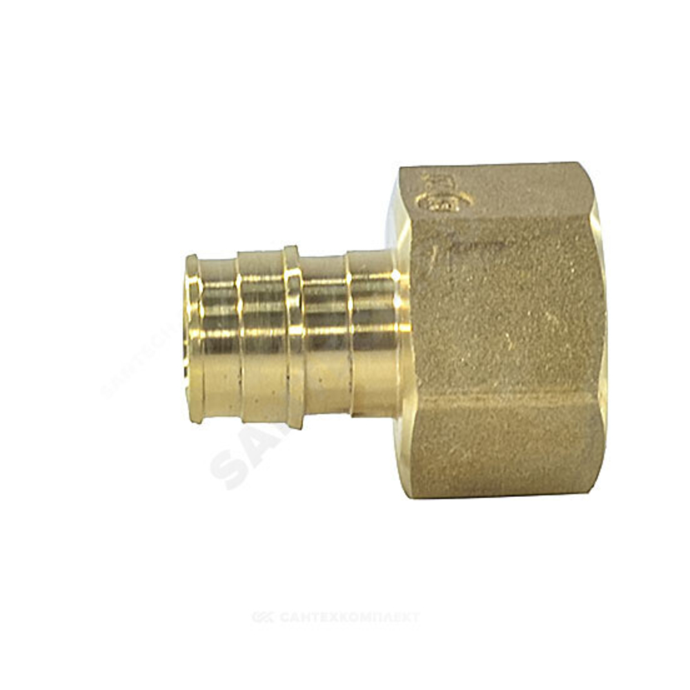 Муфта для PE-X труб радиальная латунь Дн 20х1/2" ВР GX109 Giacomini GX109Y034