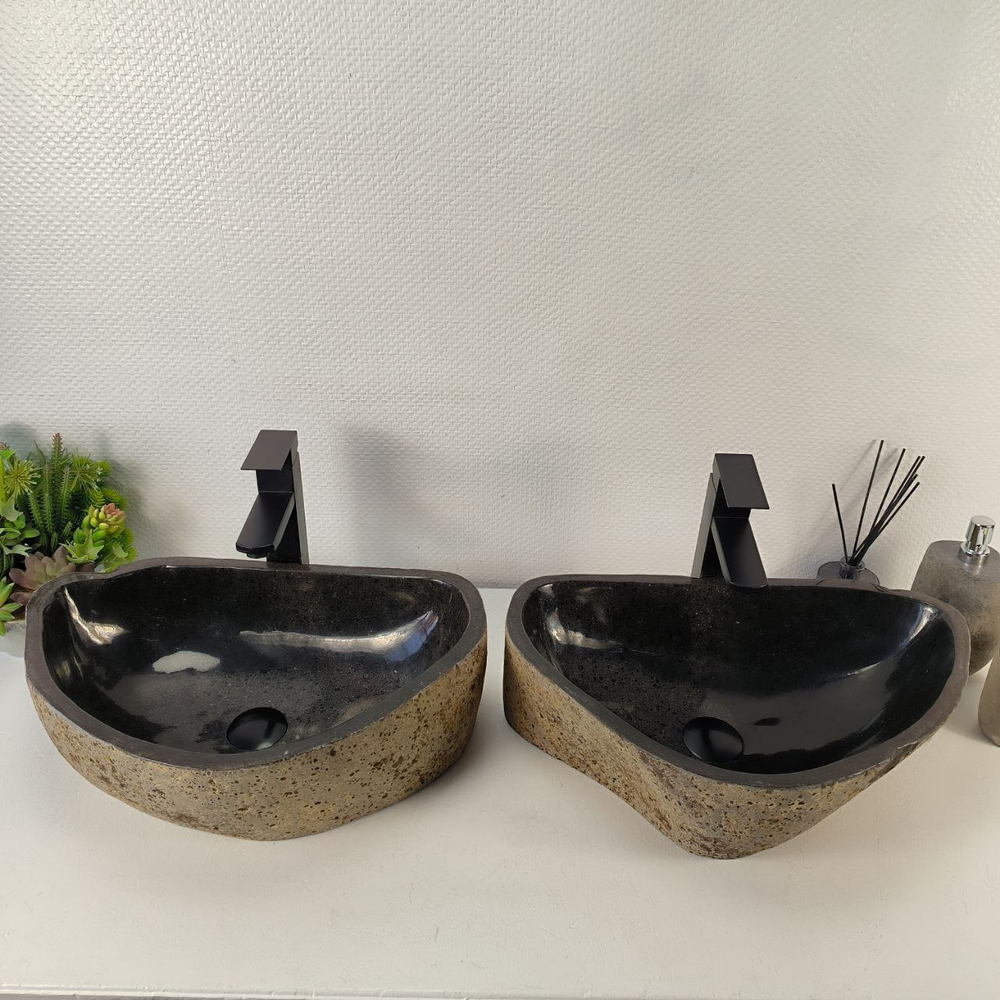 Раковина из речного камня ПАРА! RS-65536 50*33*15 0866