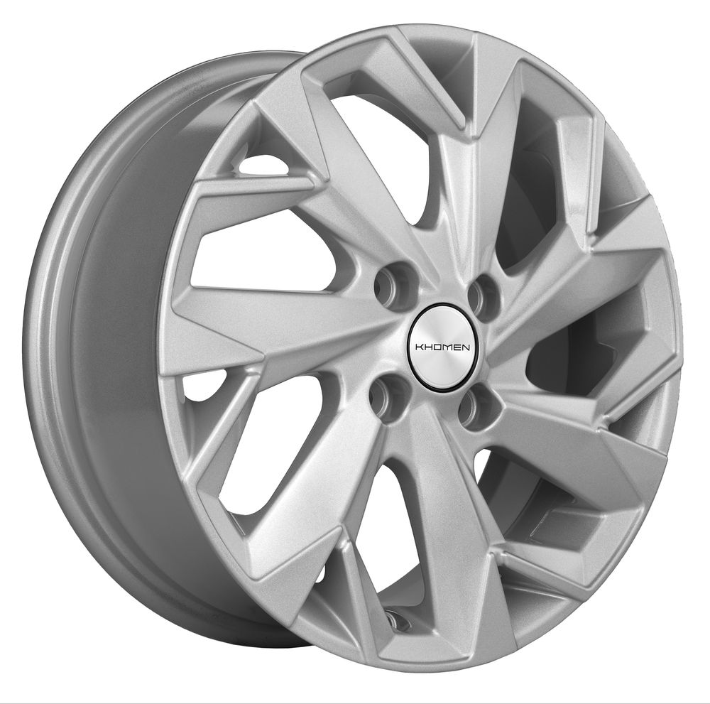 Автодиск 5,5x14/4x100 ET43 D60,1 KHOMEN WHEELS KHW1402 F-SILVER
