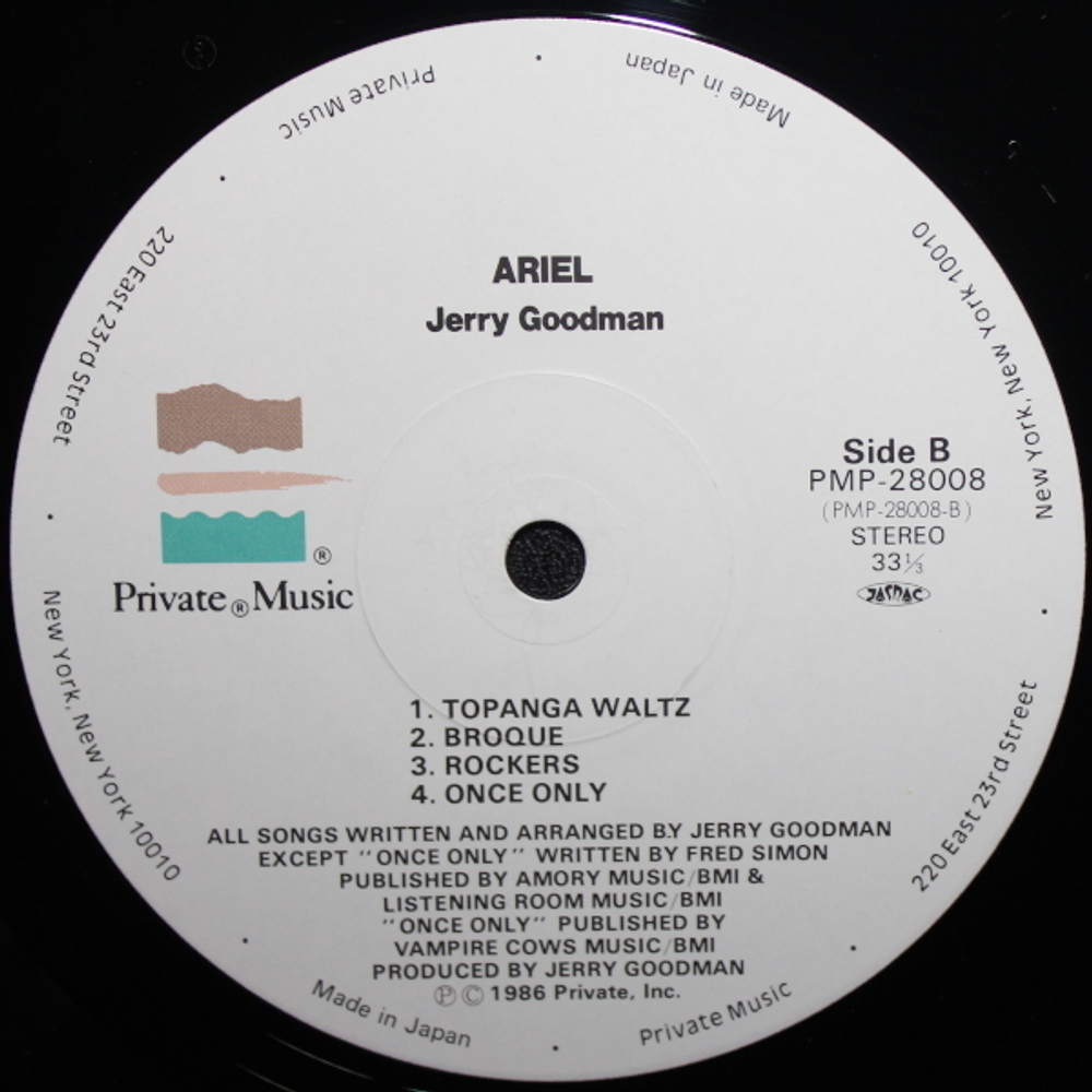 Jerry Goodman / Ariel (LP)