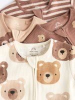 Комбинезон / Cлип для малышей Next 935-776, 5 шт., Светло-коричневый, Коричневый