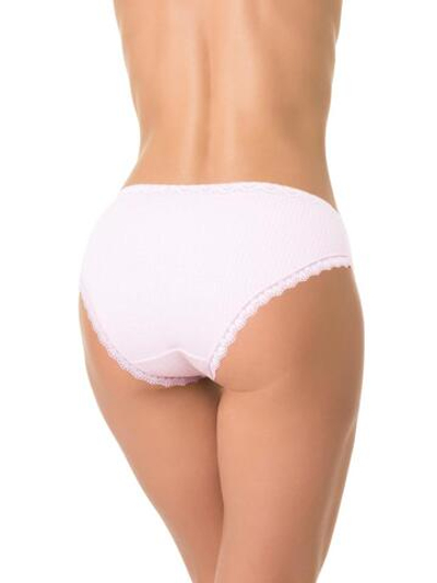 Трусики-слипы из деликатного хлопкового полотна (Размер: XL) (Цвет: розовый)